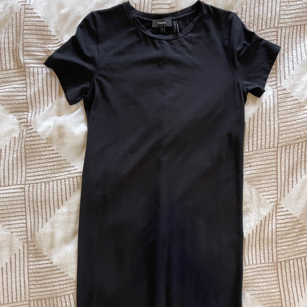 NWOT Theory Black Tshirt Dress